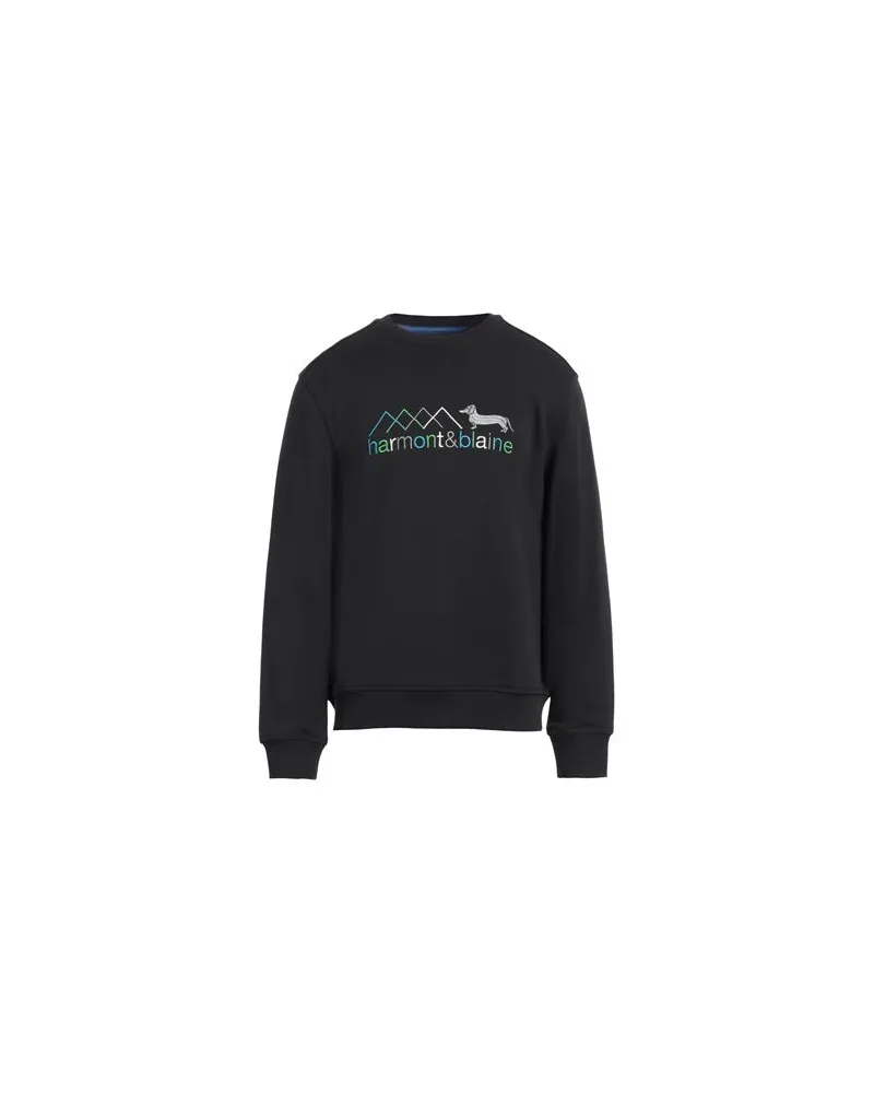 Harmont & Blaine TOPS - Sweatshirtsauf YOOX.COM Schwarz