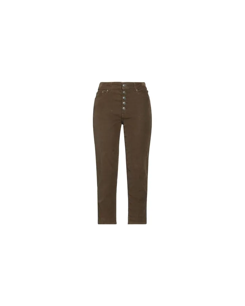 Dondup HOSEN & RÖCKE - Hosenauf YOOX.COM Militärgrün