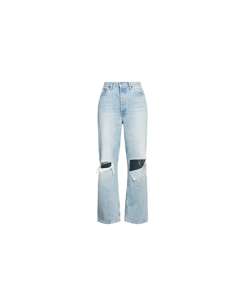 RE/DONE HOSEN & RÖCKE - Jeanshosenauf YOOX.COM Blau