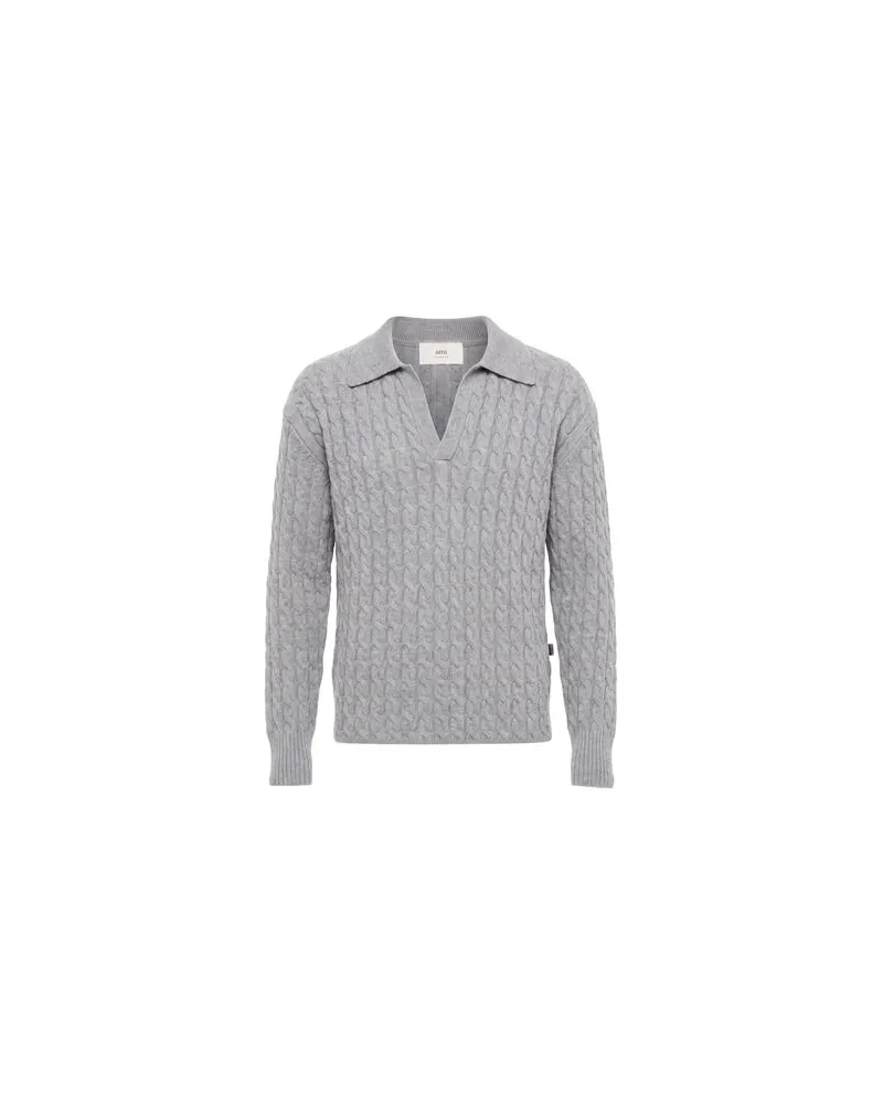 AMI Paris STRICKWAREN - Pulloverauf YOOX.COM Grau