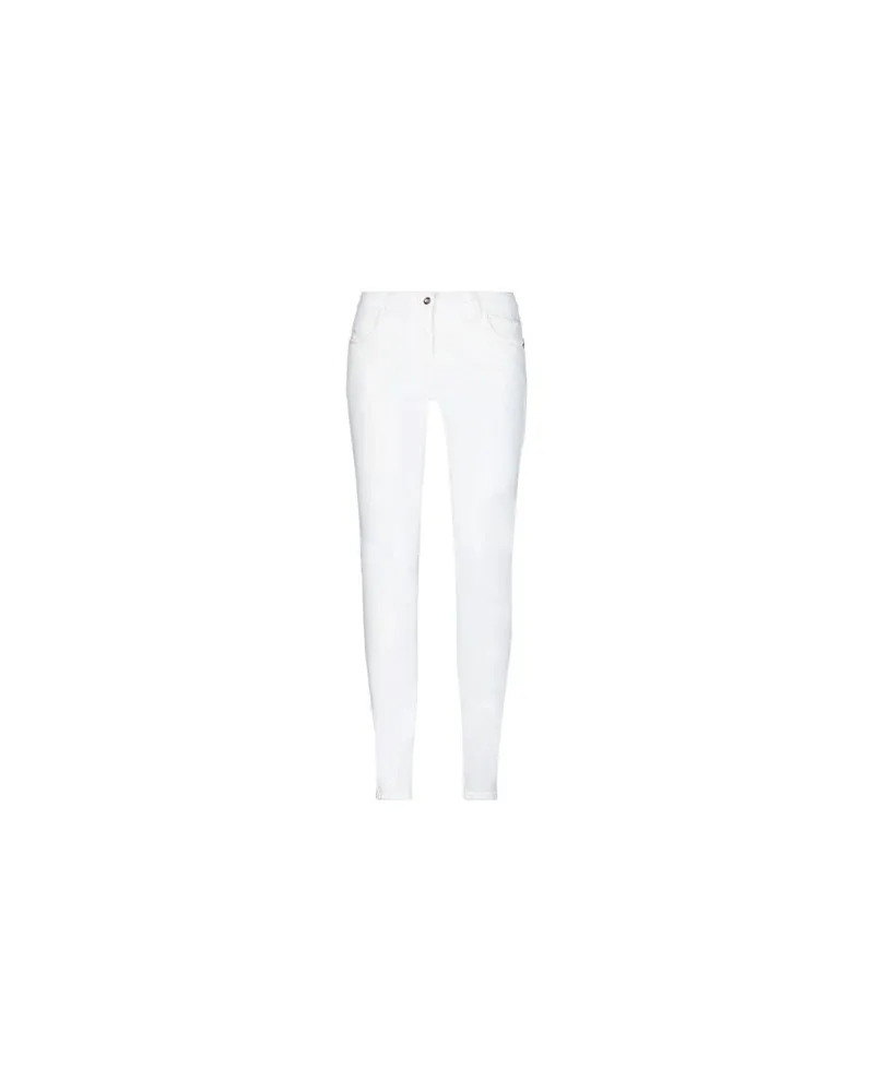 Patrizia Pepe HOSEN & RÖCKE - Jeanshosenauf YOOX.COM Weiß