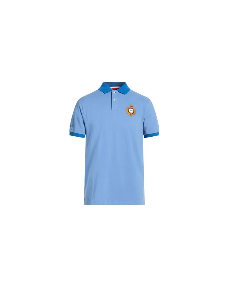 Hackett TOPS - Poloshirtsauf YOOX.COM Taubenblau