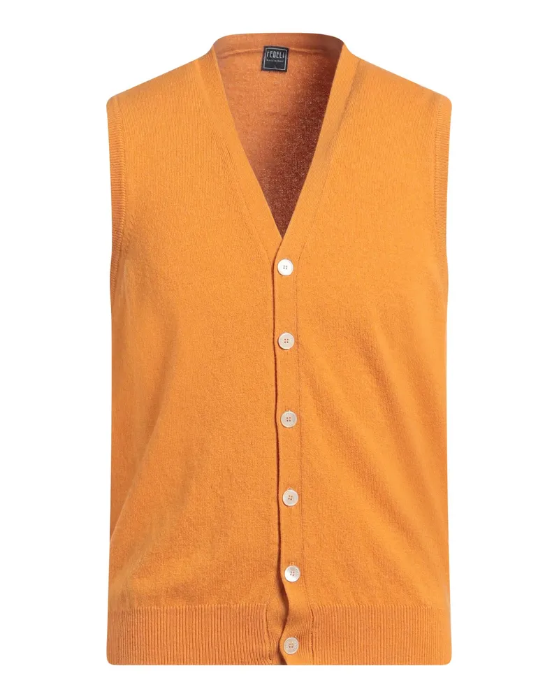 Fedeli Strickjacke Orange