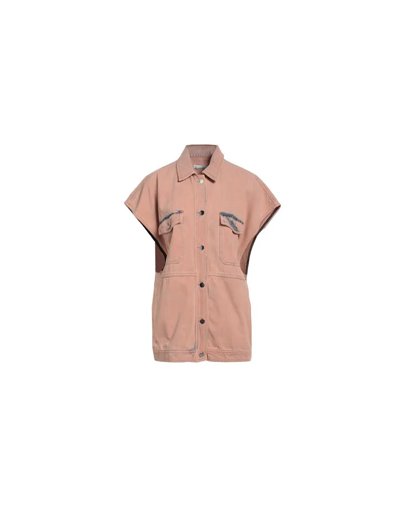 TELA WHITE BLUE - JACKEN & MÄNTEL - Jeansjacken/Mänuf YOOX.COM Lachs