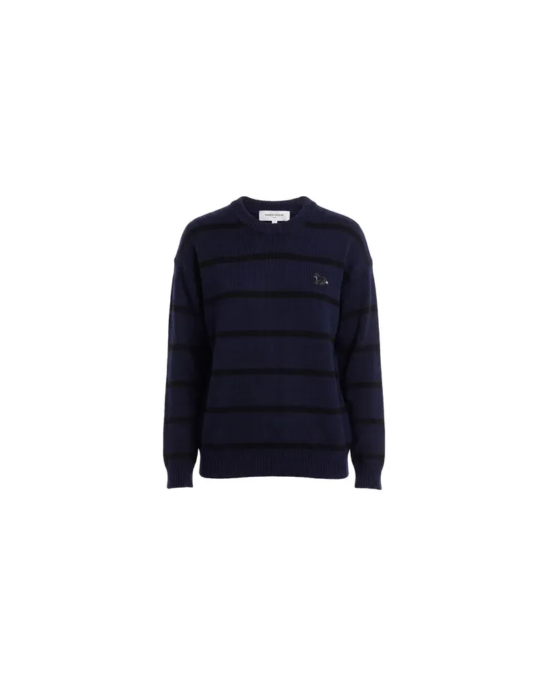 Kitsuné STRICKWAREN - Pulloverauf YOOX.COM Marineblau
