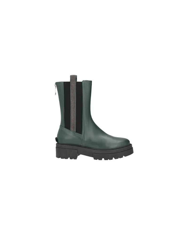 Fabiana Filippi SCHUHE - Stiefelettenauf YOOX.COM Dunkelgrün