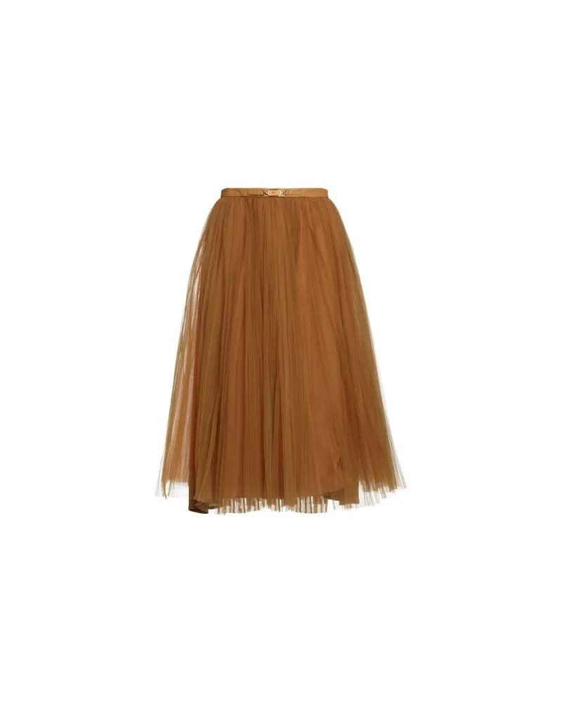 Elisabetta Franchi HOSEN & RÖCKE - Midi-Röckeauf YOOX.COM Kamel