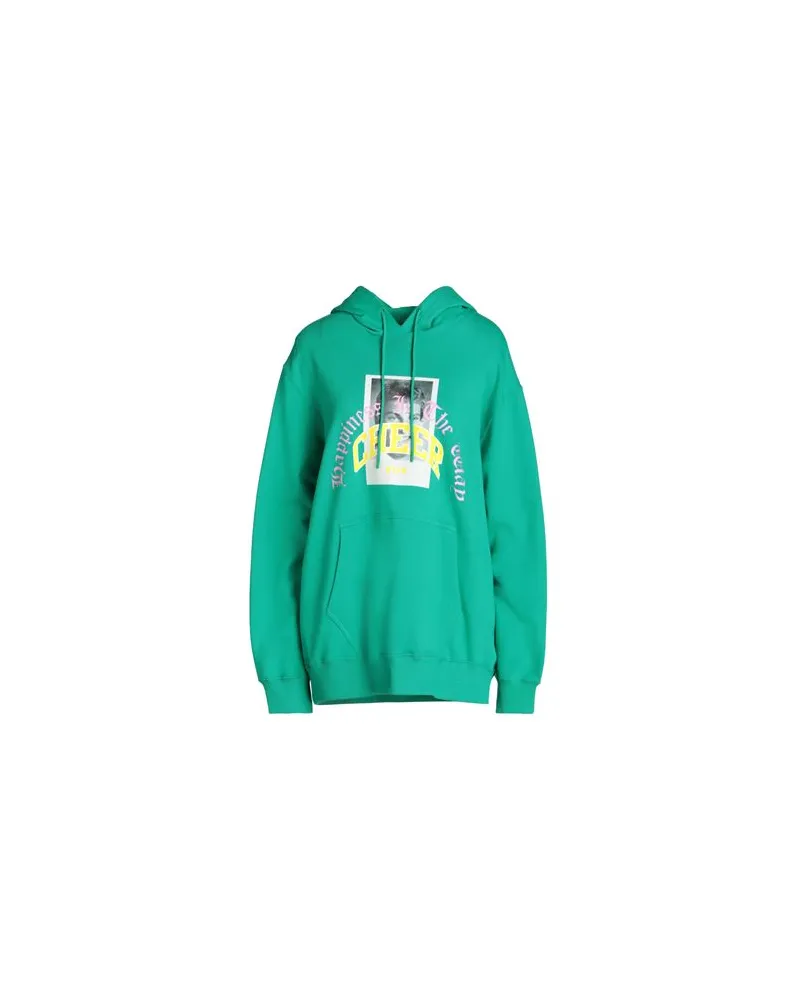 MSGM TOPS - Sweatshirtsauf YOOX.COM Smaragdgrün
