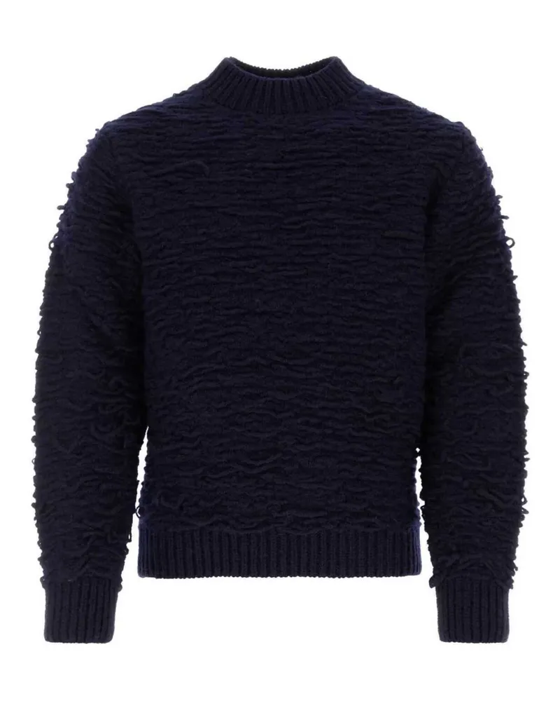 Dries van Noten Pullover Marineblau