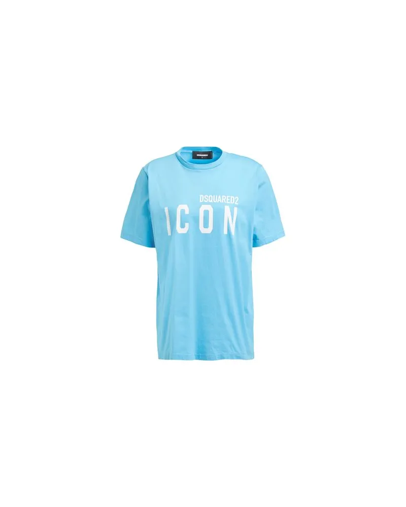 Dsquared2 TOPS - T-shirtsauf YOOX.COM Azurblau