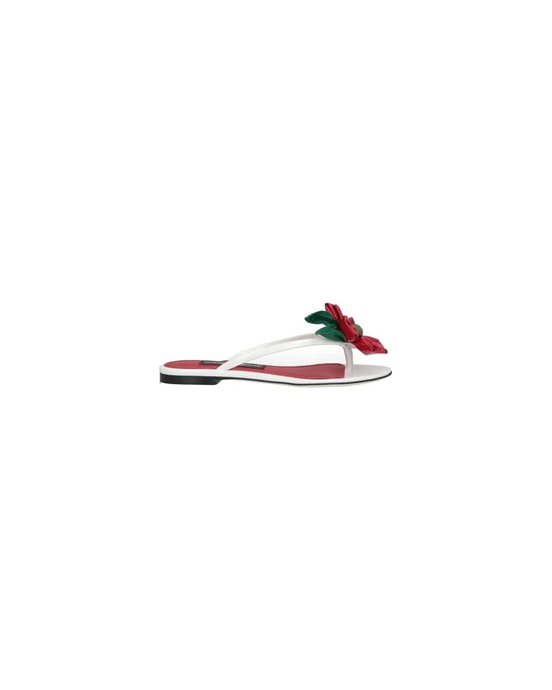 Dolce & Gabbana SCHUHE - Zehentrennerauf YOOX.COM Weiß