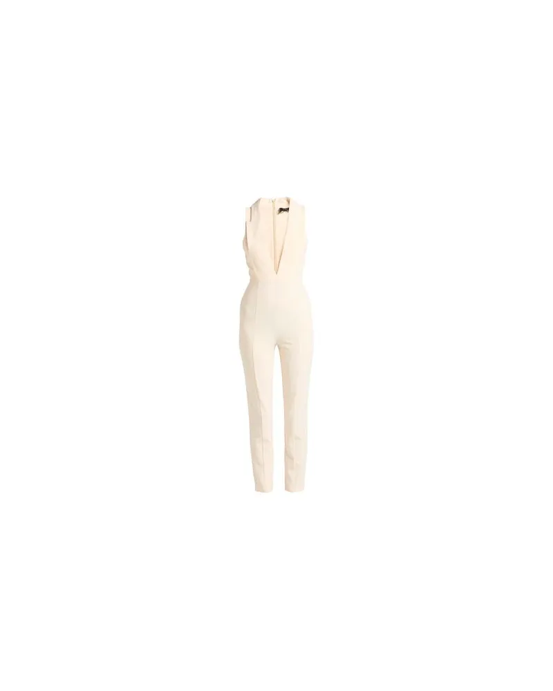 Patrizia Pepe OVERALLS - Jumpsuitsauf YOOX.COM Cremeweiß