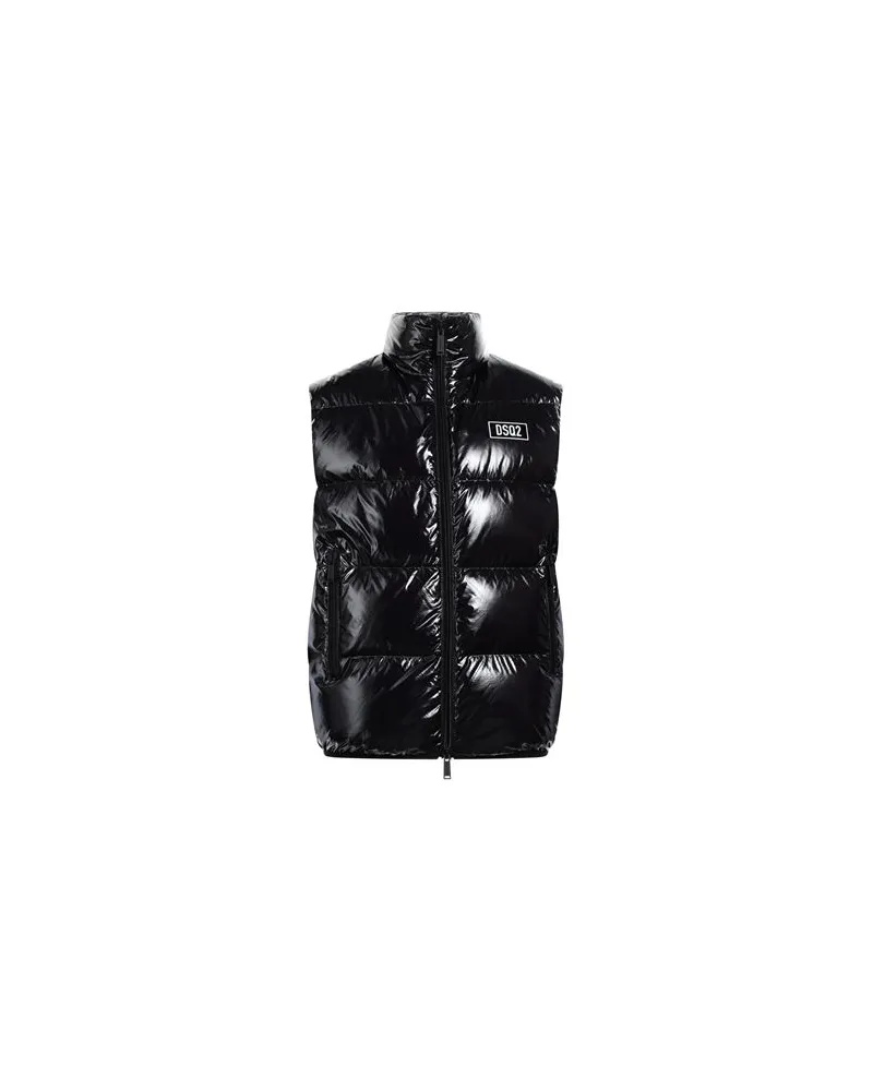 Dsquared2 JACKEN & MÄNTEL - Pufferjacken & Daunenjackenauf YOOX.COM Schwarz