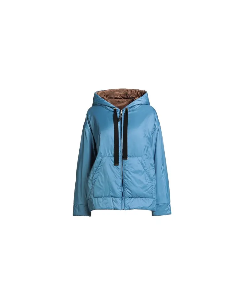 Max Mara JACKEN & MÄNTEL - Pufferjacken & Daunenjackenauf YOOX.COM Hellblau