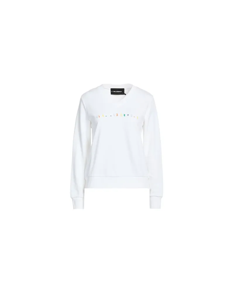 Karl Lagerfeld TOPS - Sweatshirtsauf YOOX.COM Weiß