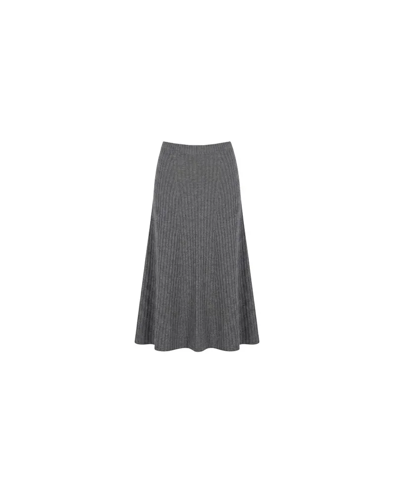 Twin-Set HOSEN & RÖCKE - Midi-Röckeauf YOOX.COM Grau