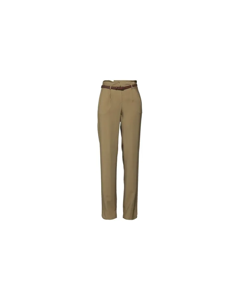 Anna Molinari HOSEN & RÖCKE - Hosenauf YOOX.COM Militärgrün
