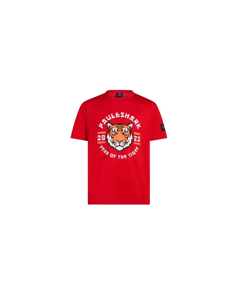 Paul & Shark TOPS - T-shirtsauf YOOX.COM Rot