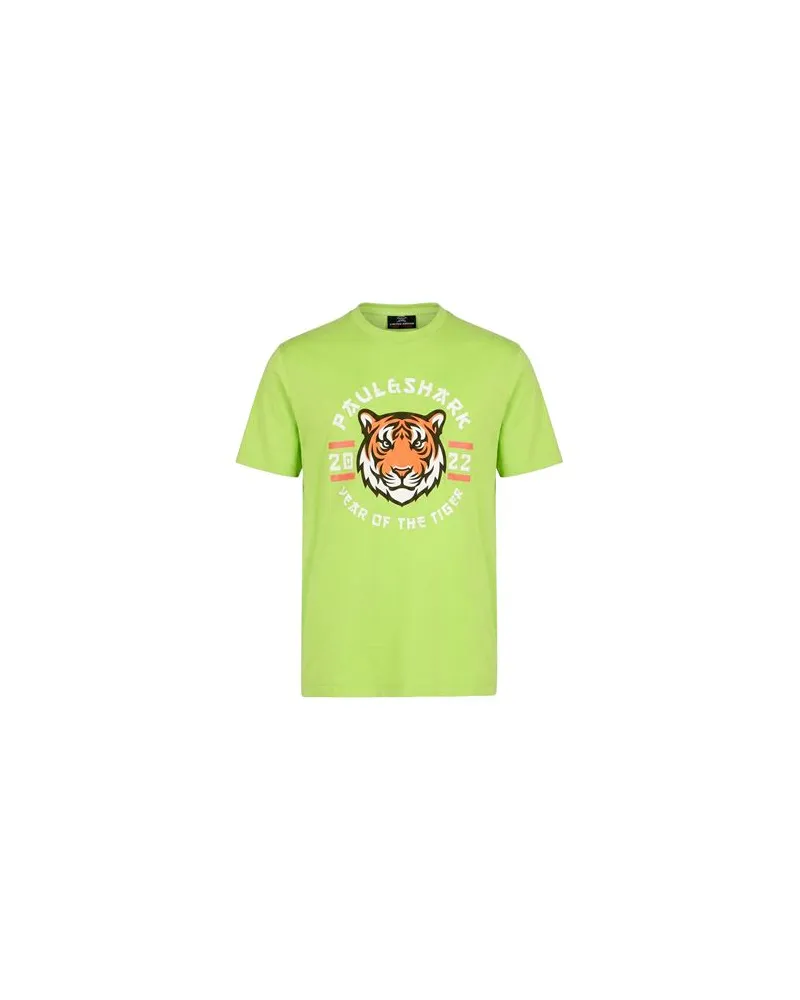 Paul & Shark TOPS - T-shirtsauf YOOX.COM Limettengrün