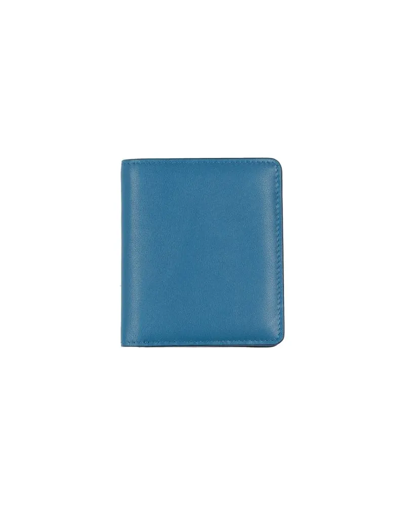 Maison Margiela Kleinlederwaren - Brieftaschenauf YOOX.COM Blau