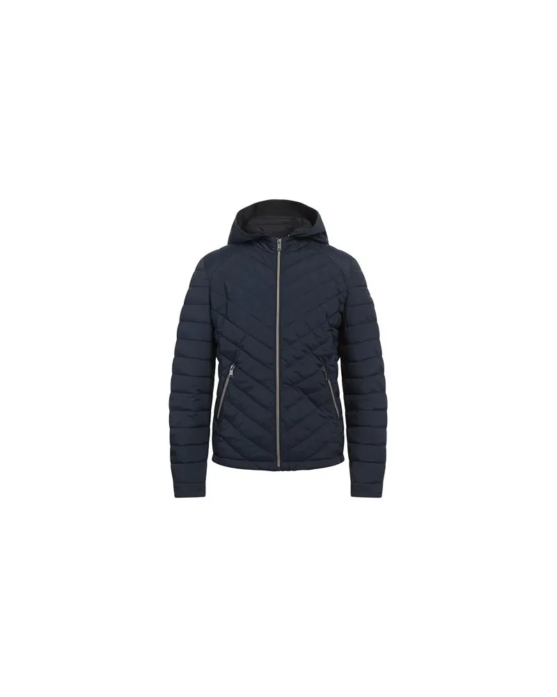 Guess JACKEN & MÄNTEL - Pufferjacken & Daunenjackenauf YOOX.COM Marineblau