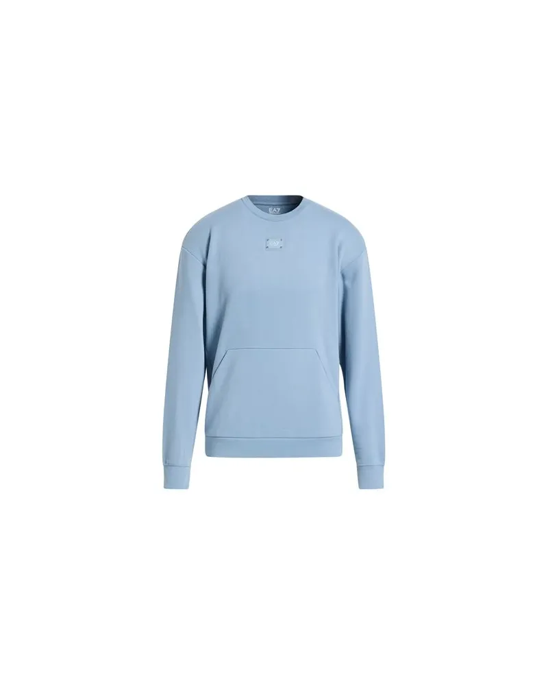 EA7 TOPS - Sweatshirtsauf YOOX.COM Hellblau