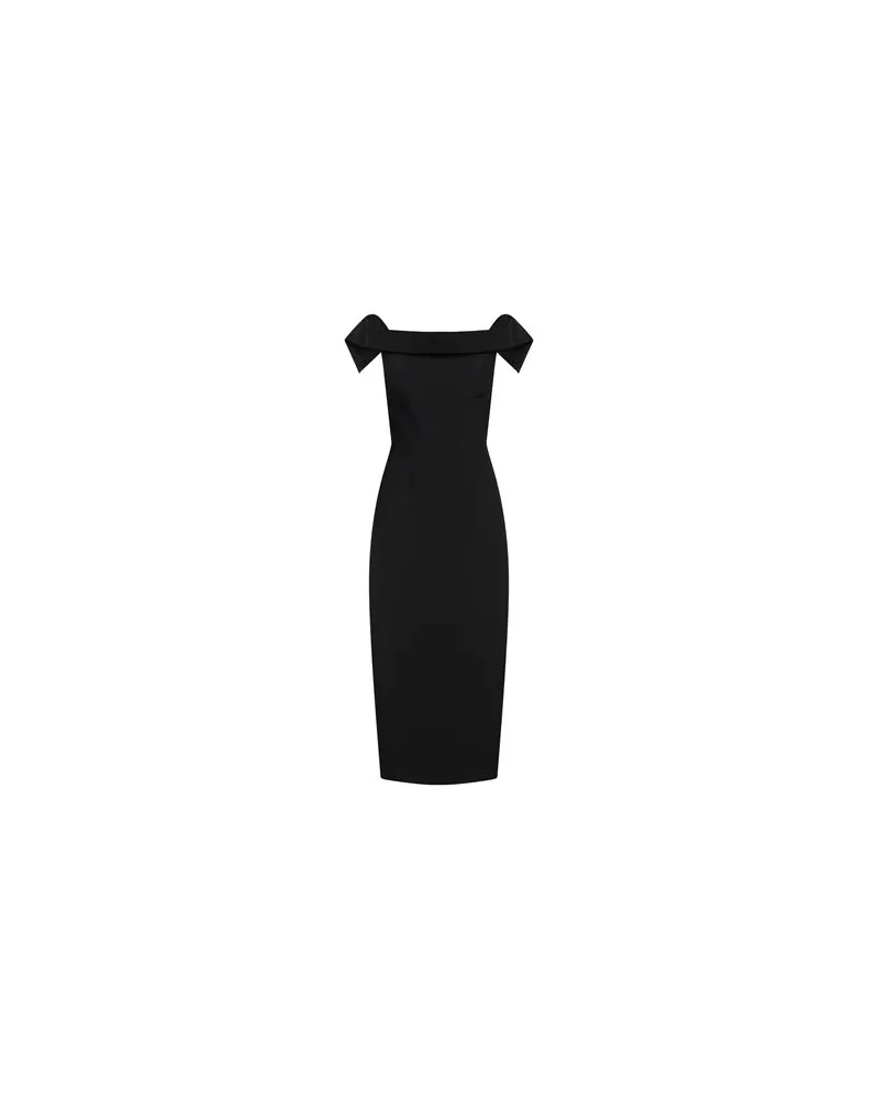 Roland Mouret KLEIDER - Midi-Kleiderauf YOOX.COM Schwarz