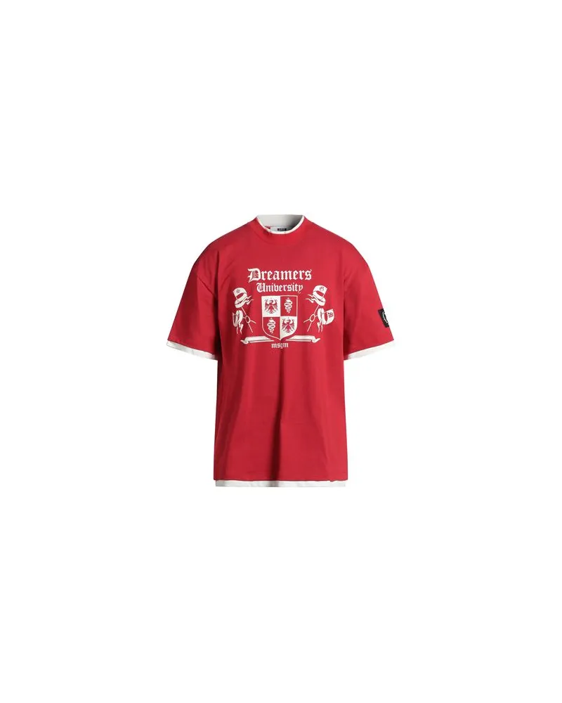 MSGM TOPS - T-shirtsauf YOOX.COM Rot