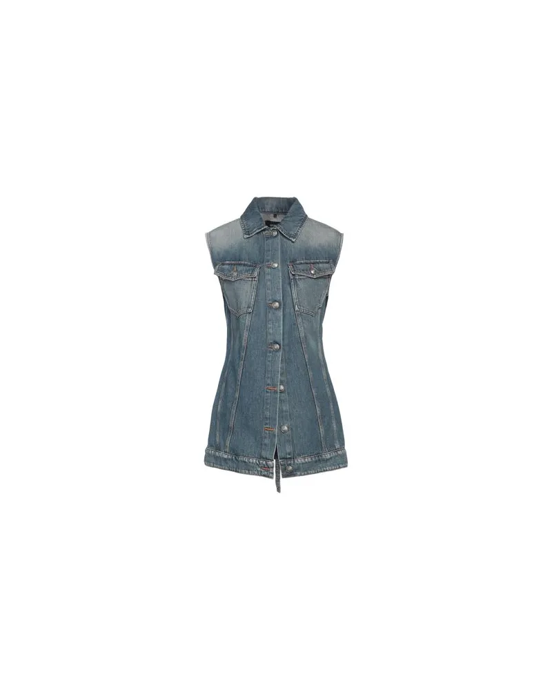 SPORTMAX JACKEN & MÄNTEL - Jeansjacken/Mäntelauf YOOX.COM Blau