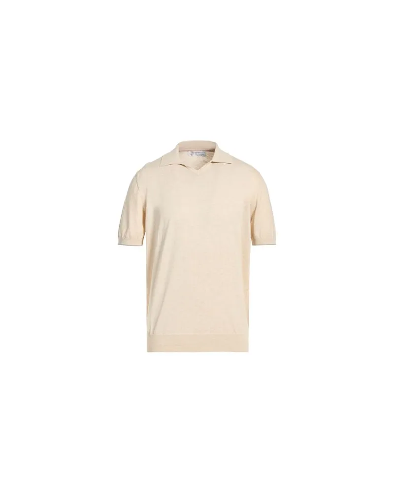 Brunello Cucinelli TOPS - Poloshirtsauf YOOX.COM Beige