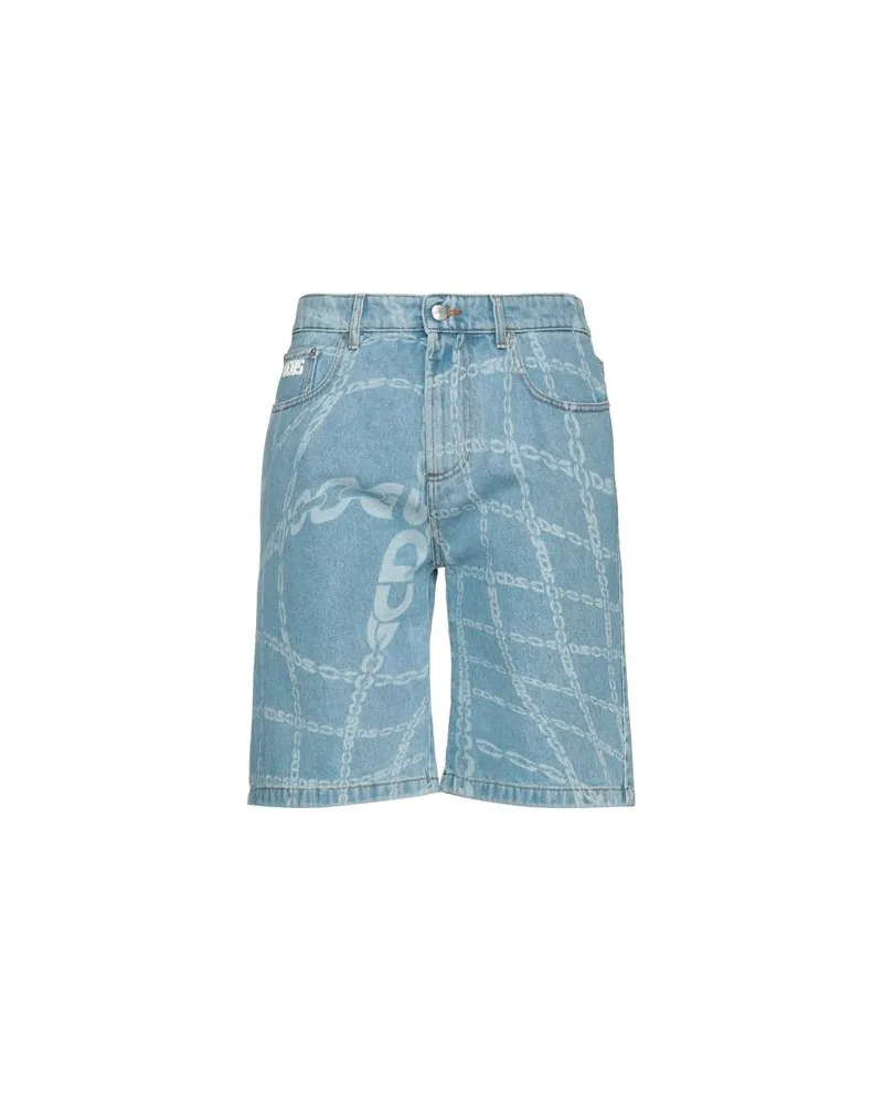 GCDS HOSEN & RÖCKE - Jeansshortsauf YOOX.COM Blau