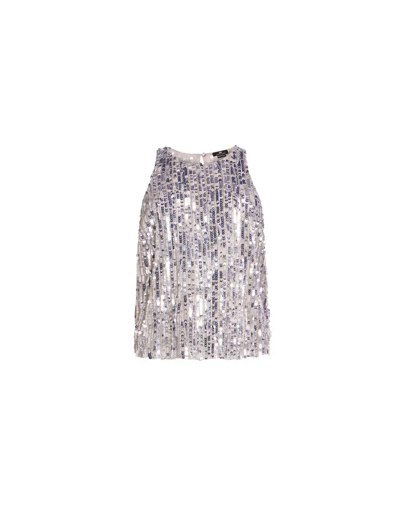 Elisabetta Franchi TOPS - Topsauf YOOX.COM Silber