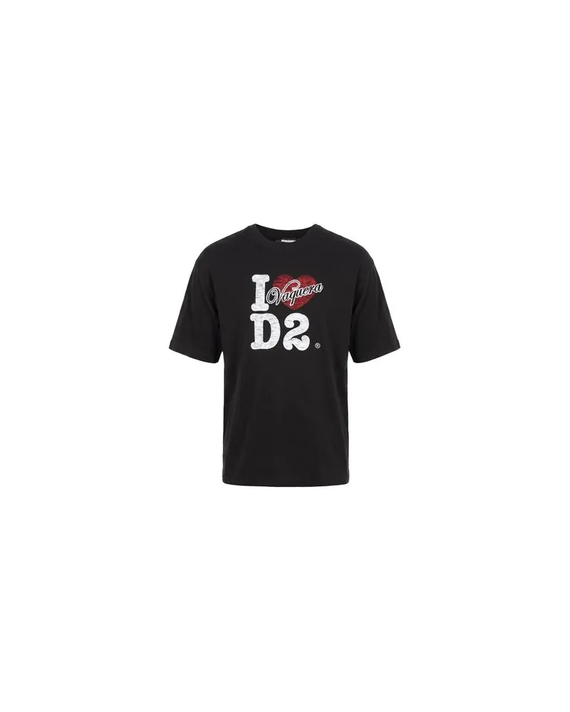 Dsquared2 TOPS - T-shirtsauf YOOX.COM Schwarz
