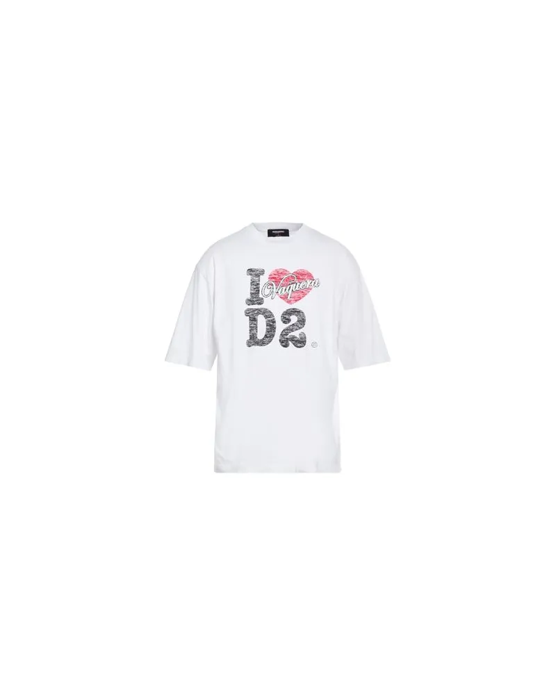 Dsquared2 TOPS - T-shirtsauf YOOX.COM Weiß