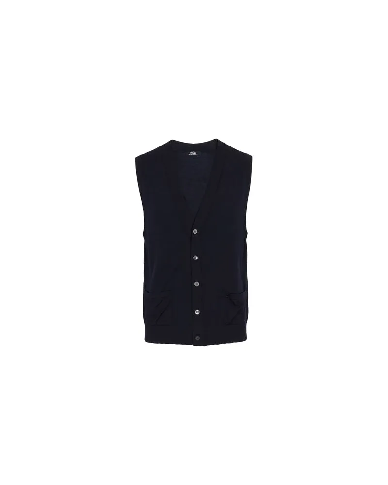 Alpha Studio STRICKWAREN - Strickjackenauf YOOX.COM Nachtblau