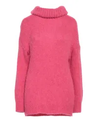 Caractère Rollkragenpullover Fuchsia