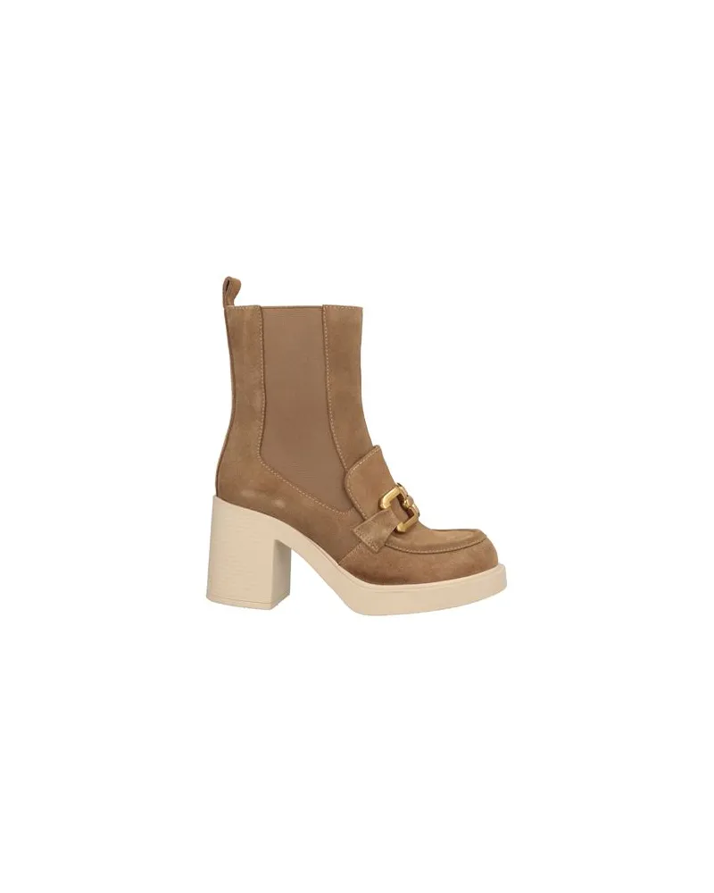 Tosca Blu SCHUHE - Stiefelettenauf YOOX.COM Kamel