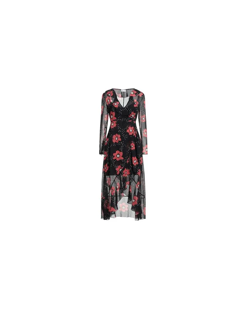 RED Valentino KLEIDER - Midi-Kleiderauf YOOX.COM Schwarz