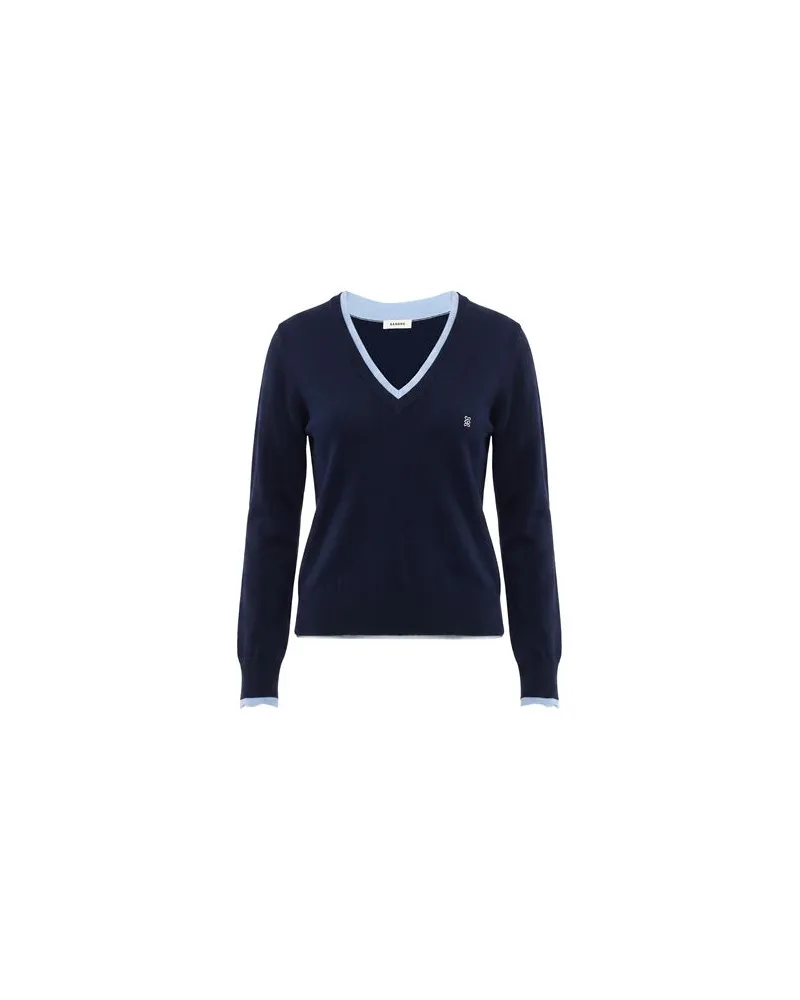 Sandro STRICKWAREN - Pulloverauf YOOX.COM Marineblau