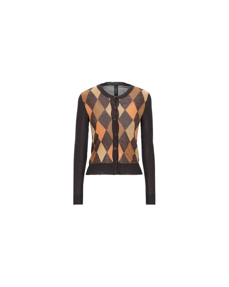 Nora Barth STRICKWAREN - Strickjackenauf YOOX.COM Dunkelbraun