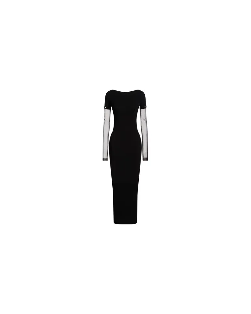 SPORTMAX KLEIDER - Maxi-Kleiderauf YOOX.COM Schwarz