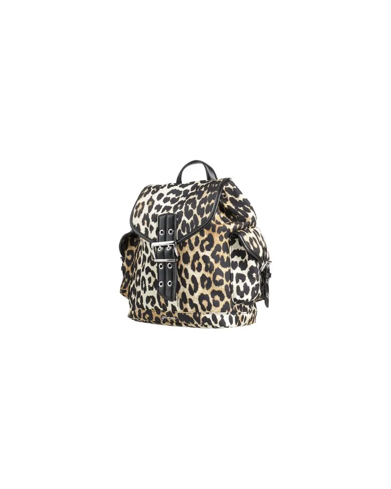 Ganni TASCHEN - Rucksäckeauf YOOX.COM Beige