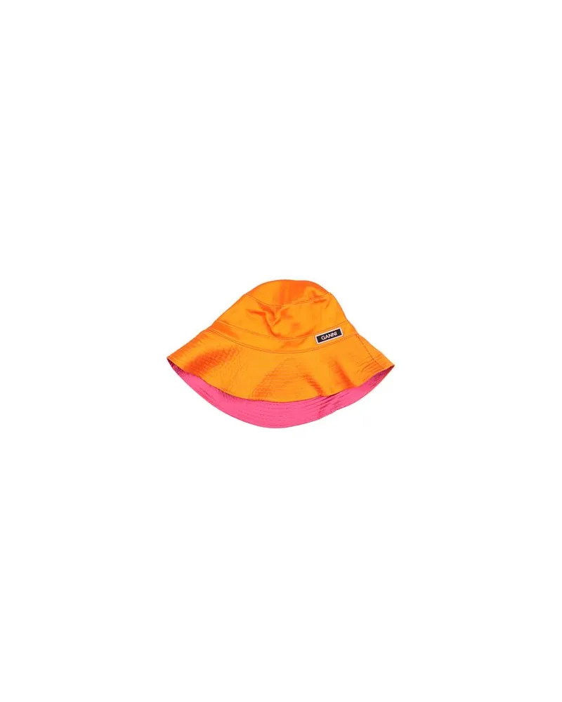 Ganni ACCESSOIRES - Mützen & Hüteauf YOOX.COM Orange