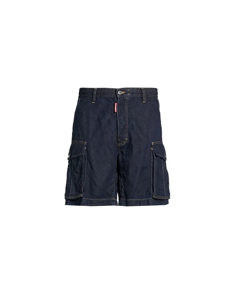 Dsquared2 HOSEN & RÖCKE - Jeansshortsauf YOOX.COM Blau
