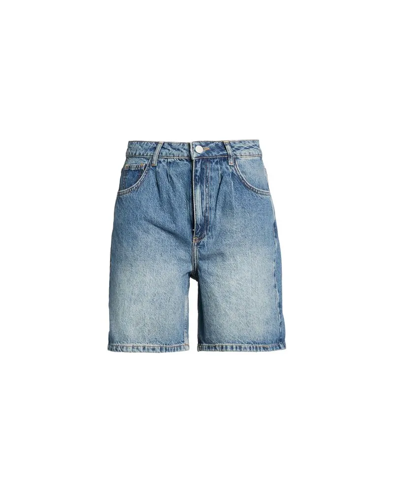 OH APRIL HOSEN & RÖCKE - Jeansshortsauf YOOX.COM Blau