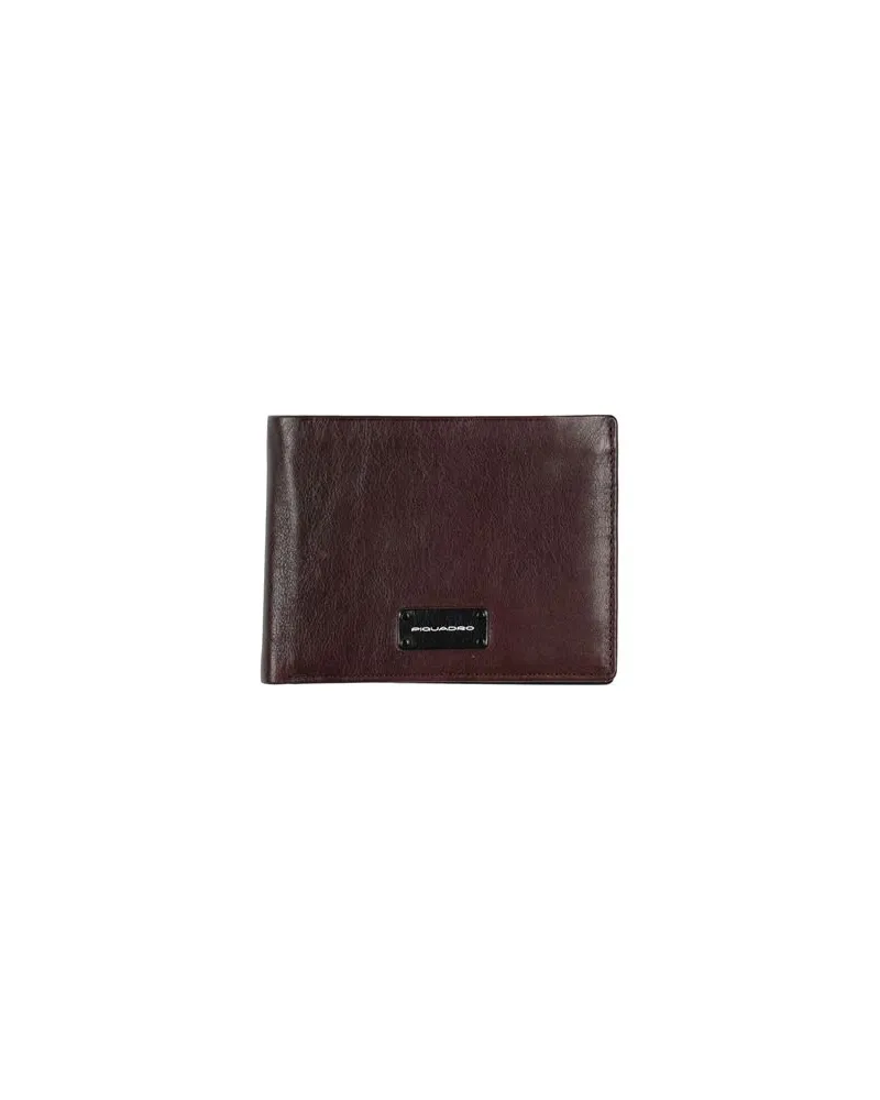 Piquadro Kleinlederwaren - Brieftaschenauf YOOX.COM Dunkelbraun