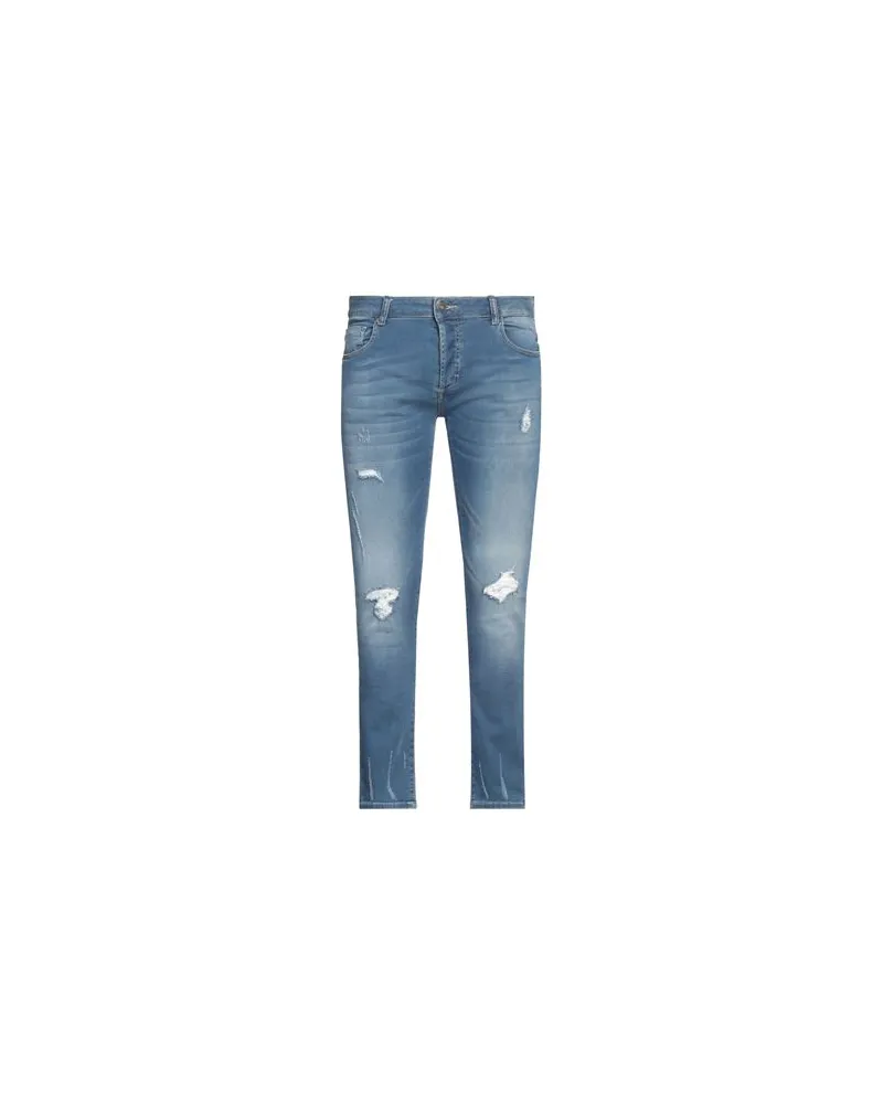 IMPERIAL HOSEN & RÖCKE - Jeanshosenauf YOOX.COM Blau