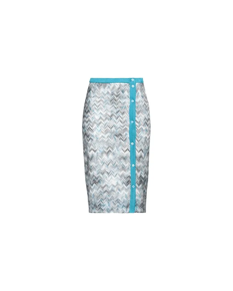 Missoni HOSEN & RÖCKE - Midi-Röckeauf YOOX.COM Azurblau