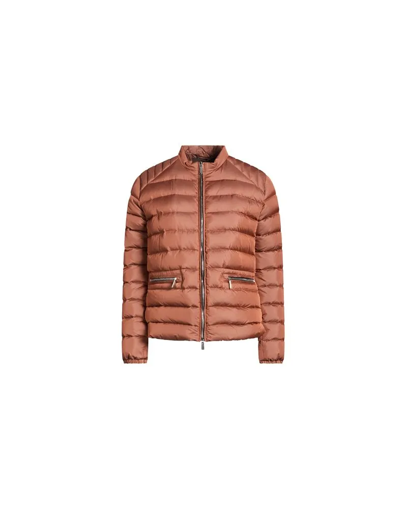 MOORER JACKEN & MÄNTEL - Pufferjacken & Daunenjackenauf YOOX.COM Braun
