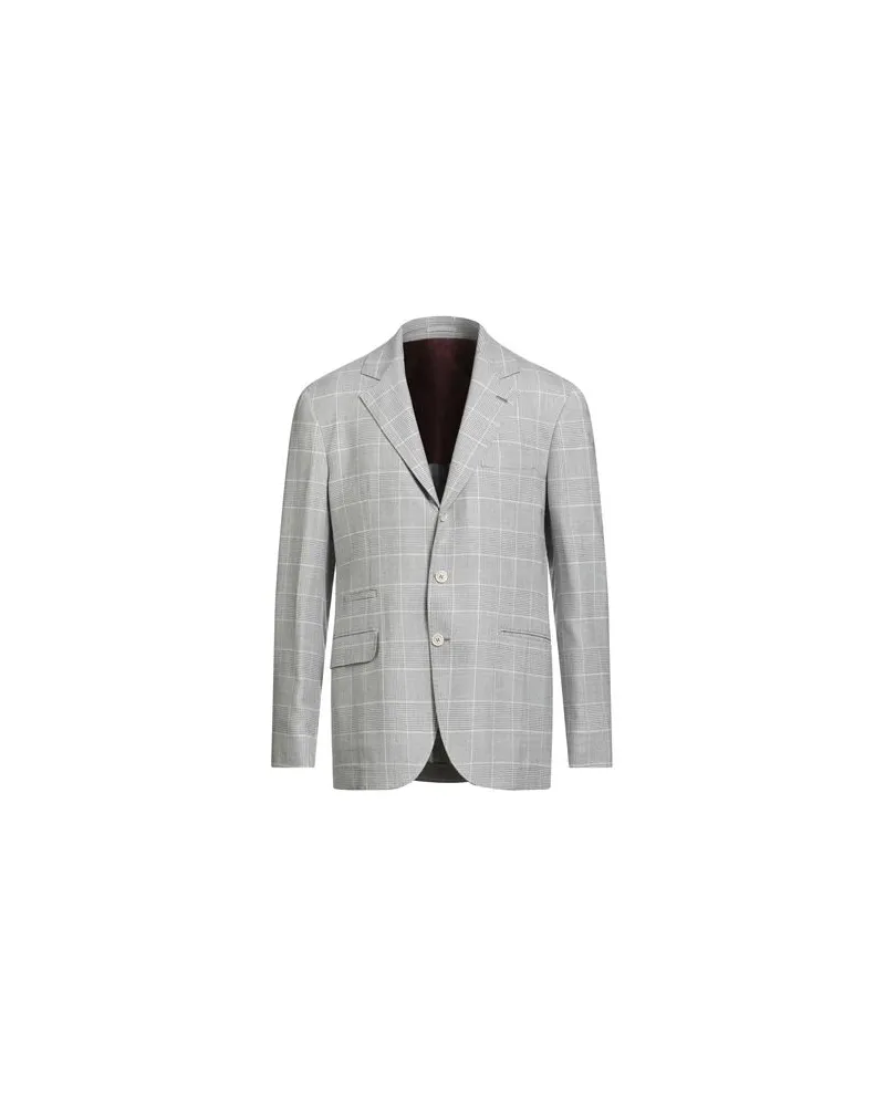 Brunello Cucinelli ANZÜGE und CO-ORDS - Blazersauf YOOX.COM Hellgrau